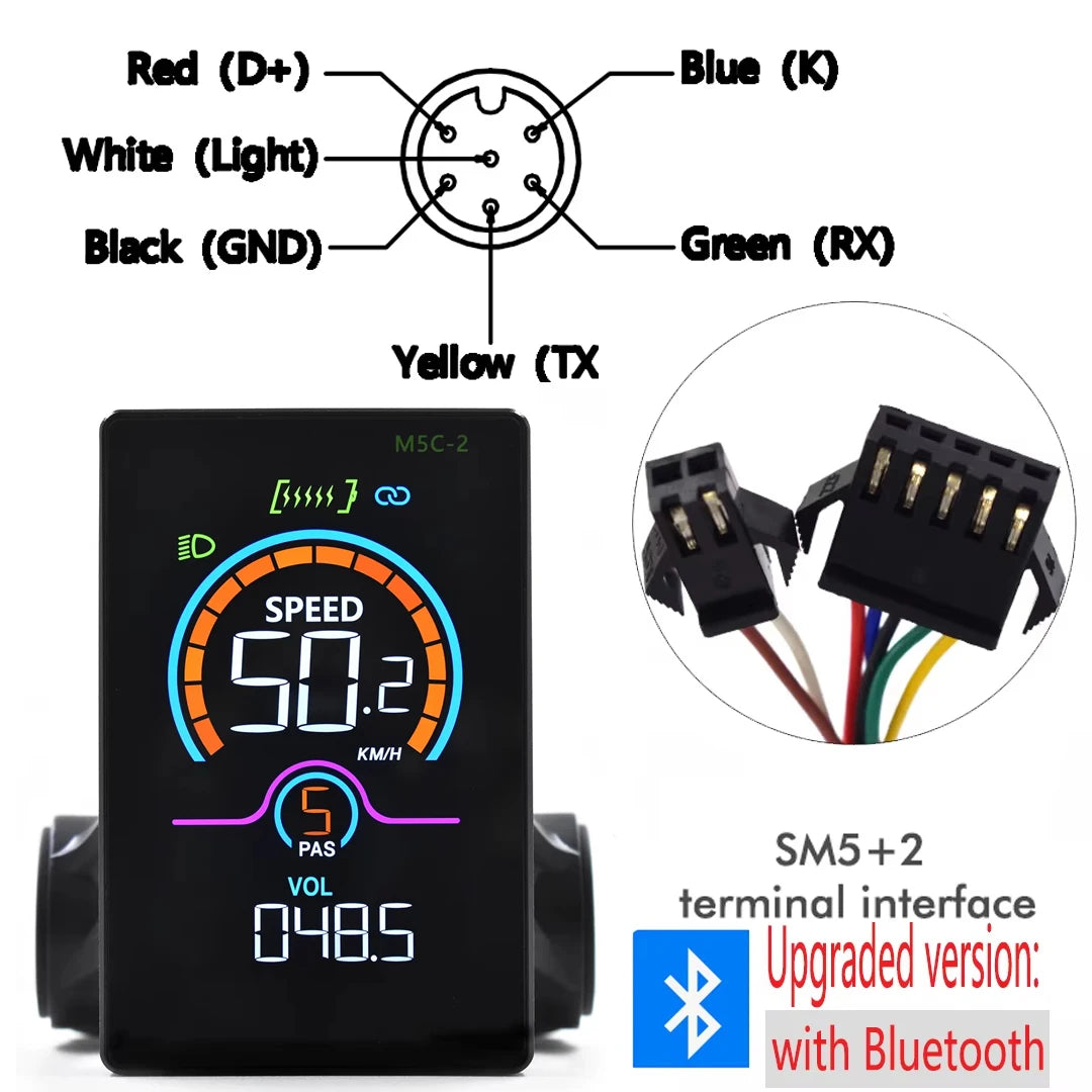 E-bike LCD Digital Color Display