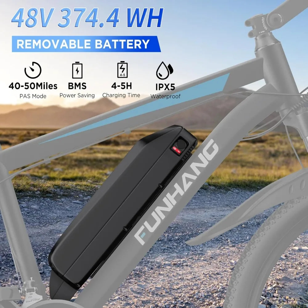 Peak Ebike 48V 374.4WH 1000W