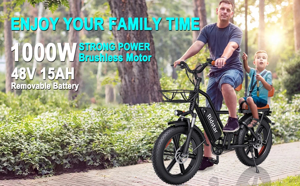 Trigger EBIKE 48V 15AH - 2 Seater