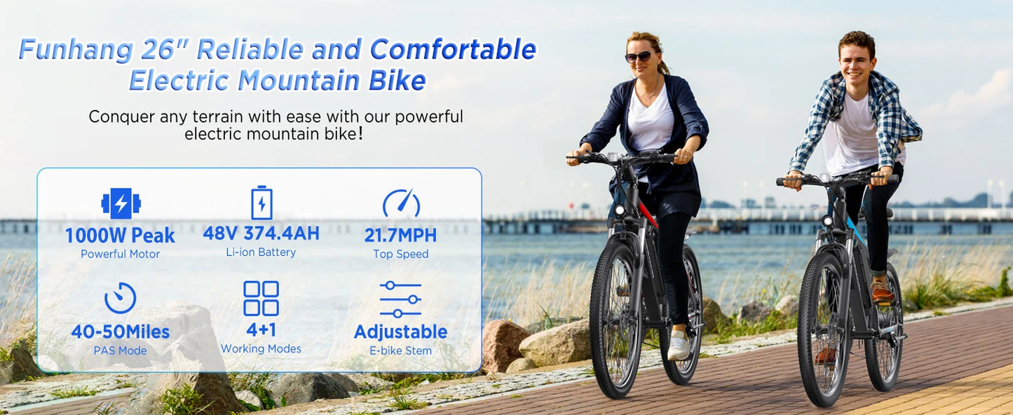 Peak Ebike 48V 374.4WH 1000W