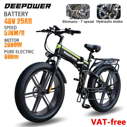 DEEPOWER H26PRO EBIKE 2000W 48V 25AH