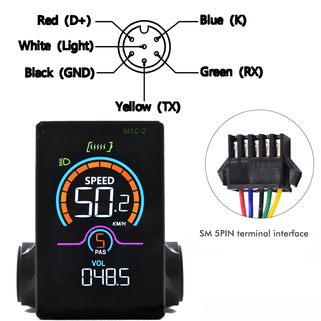 E-bike LCD Digital Color Display