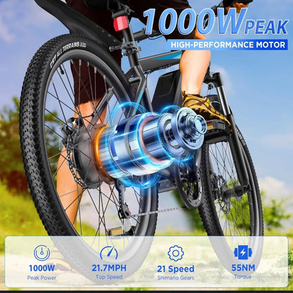 Peak Ebike 48V 374.4WH 1000W