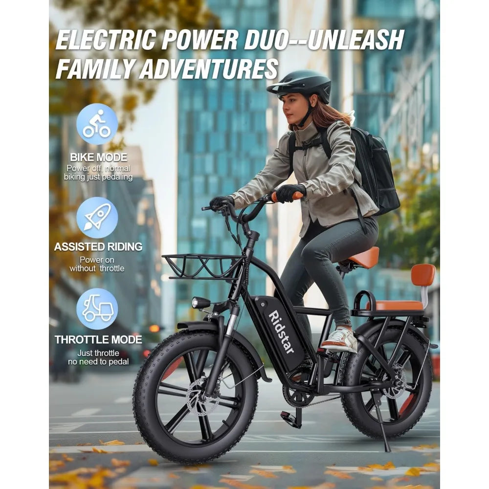 Trigger EBIKE 48V 15AH - 2 Seater