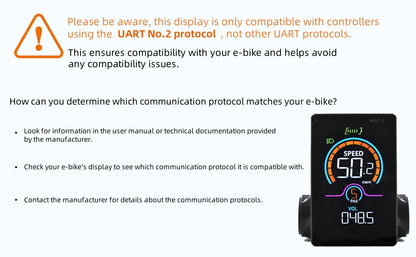 E-bike LCD Digital Color Display