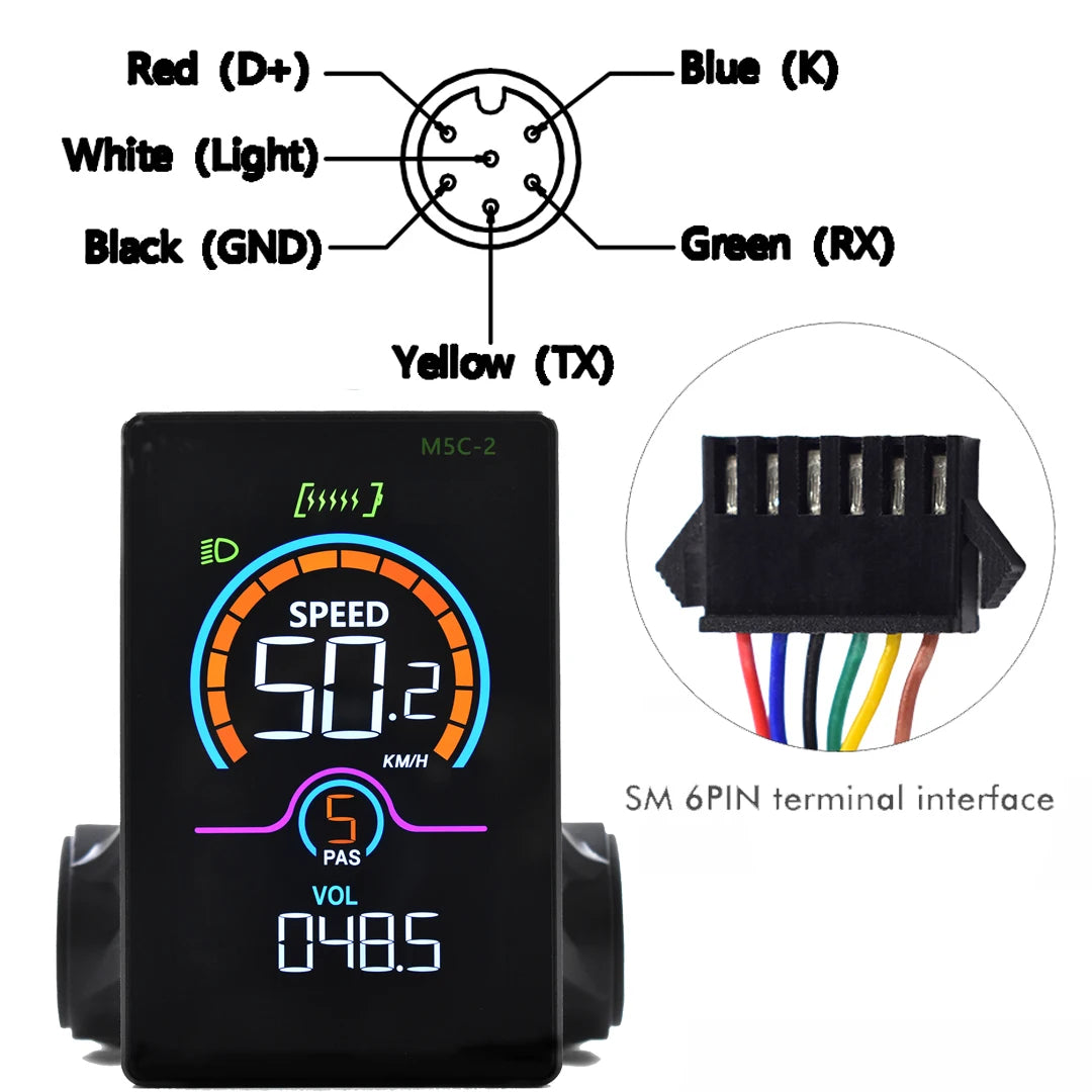 E-bike LCD Digital Color Display