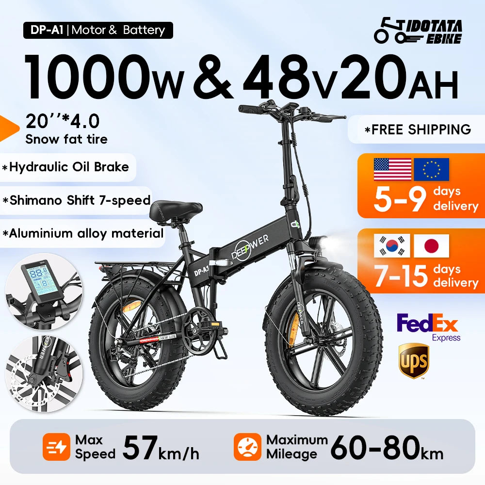 IDOTATA EBIKE -  48V 20AH / 1000W