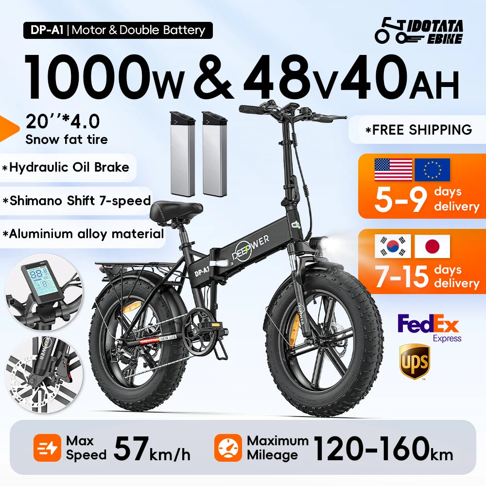 IDOTATA EBIKE -  48V 20AH / 1000W